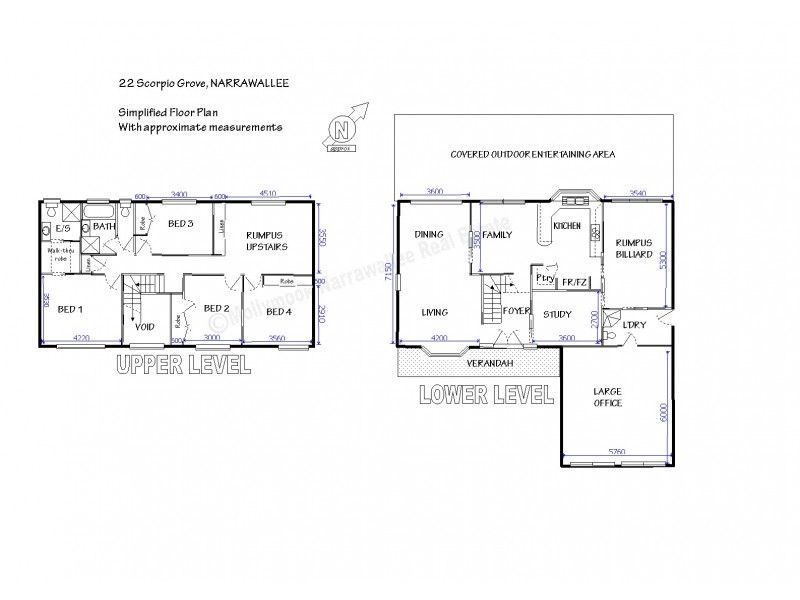 22 Scorpio Gr, Narrawallee NSW 2539 Floorplan