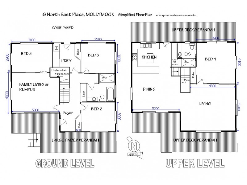6 North East Pl, Mollymook Beach NSW 2539 Floorplan