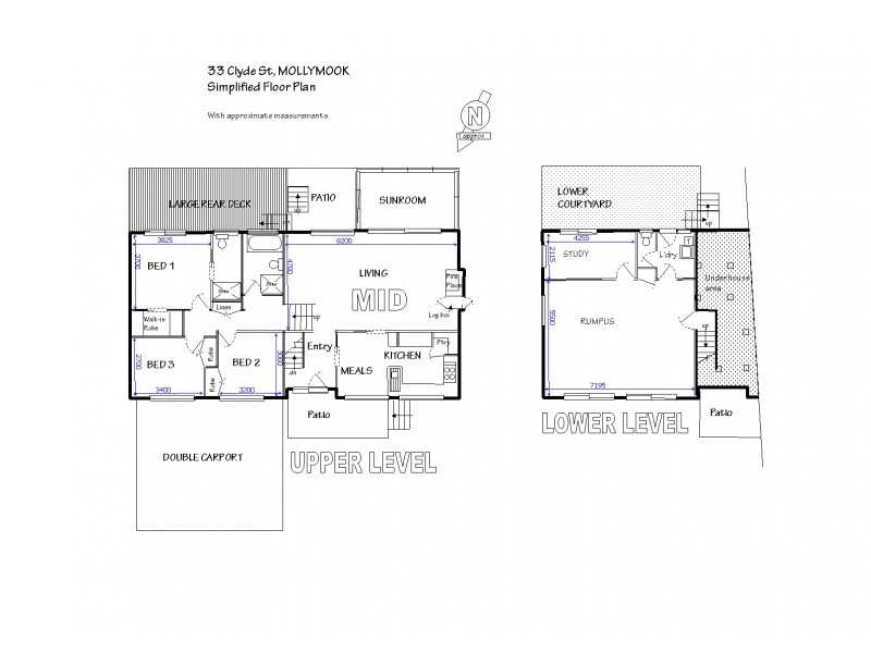 33 Clyde  St, Mollymook Beach NSW 2539 Floorplan