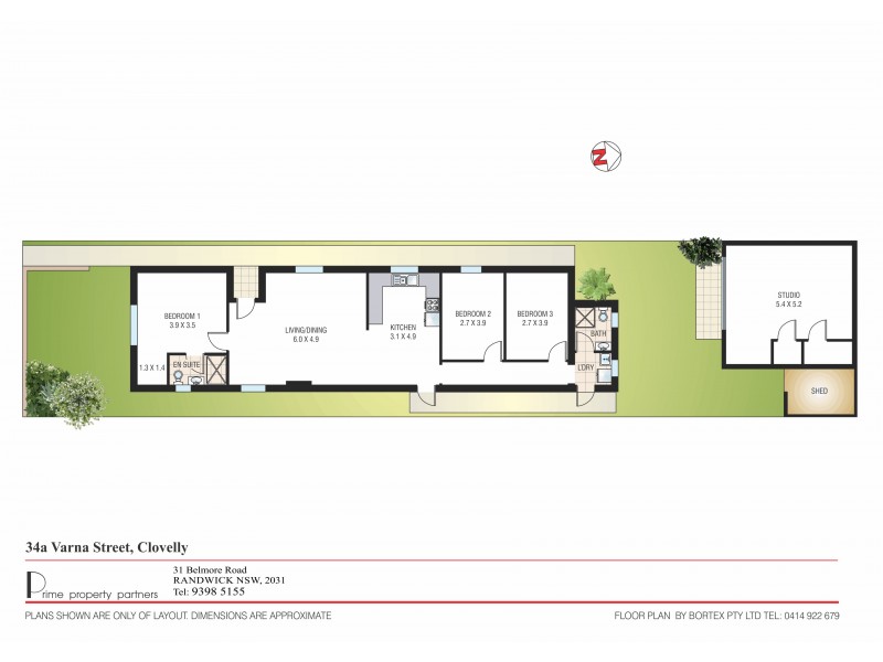 34A Varna St, Clovelly NSW 2031 Floorplan