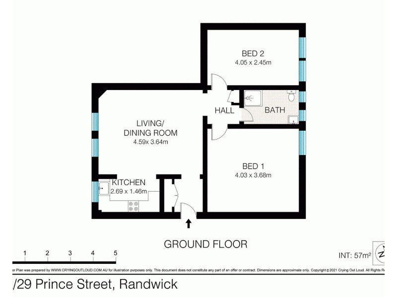 12/29 Prince Street, Randwick NSW 2031 Floorplan