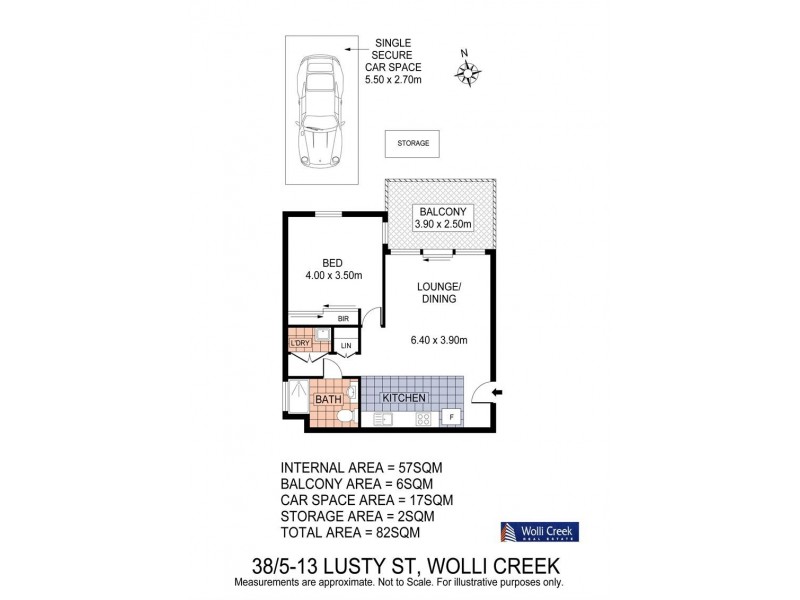 38/5 Lusty St, Wolli Creek NSW 2205