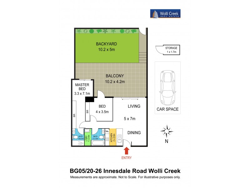 BG05/20-26 Innesdale Rd, Wolli Creek NSW 2205 Floorplan