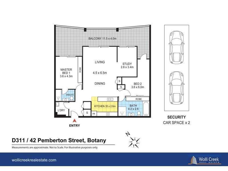 42 Pemberton St, Botany NSW 2019 Floorplan