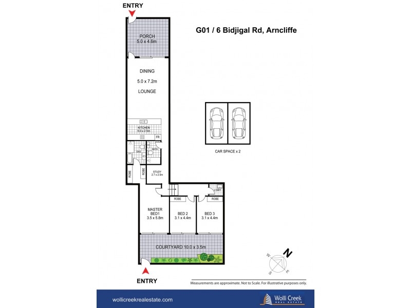 Wolli Creek NSW 2205 Floorplan