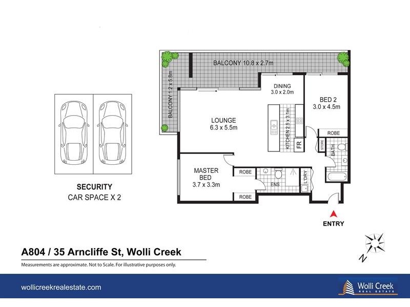A804/35 Arncliffe St, Wolli Creek NSW 2205