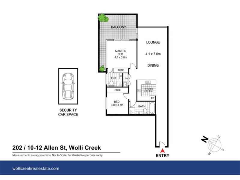 202/10-12 Allen St, Arncliffe NSW 2205 Floorplan
