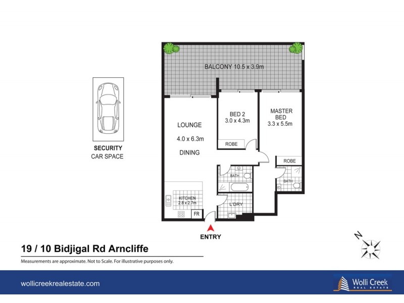 19/10 Bidjigal Rd, Arncliffe NSW 2205 Floorplan
