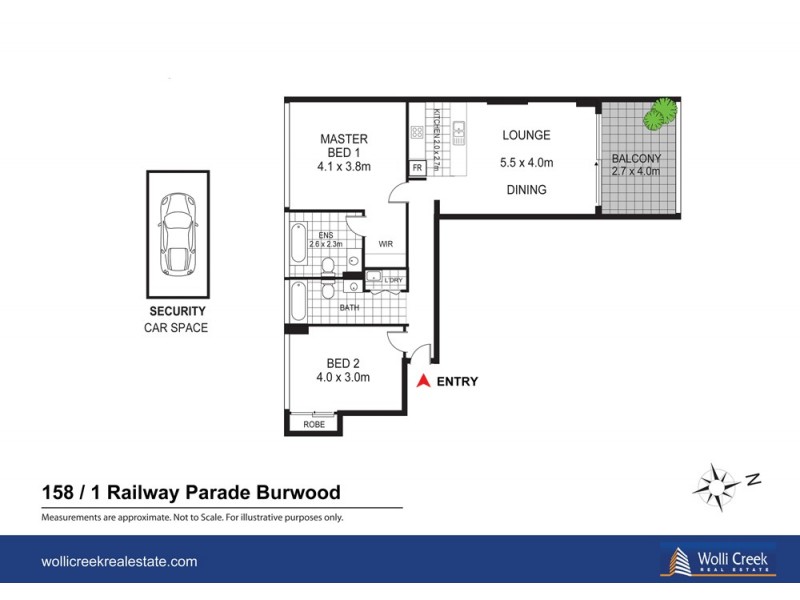 158/1 Railway Pde, Burwood NSW 2134 Floorplan