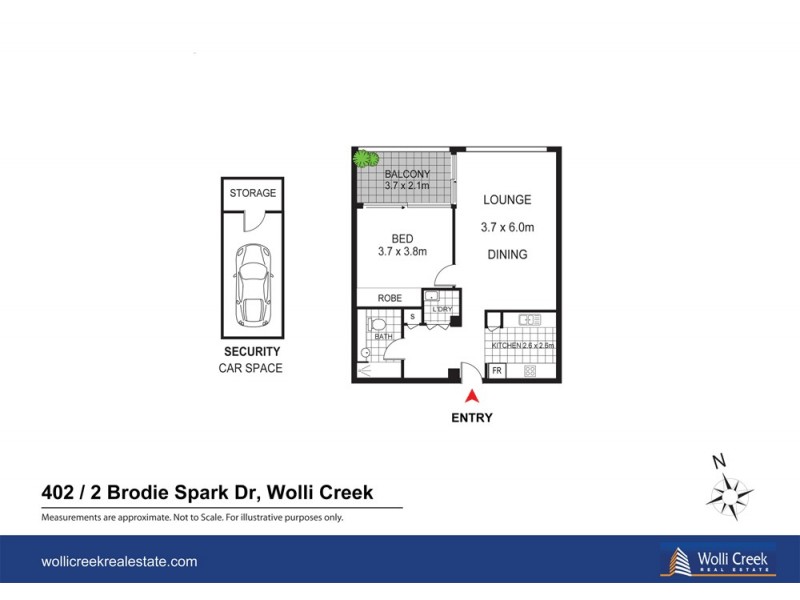 Wolli Creek NSW 2205 Floorplan