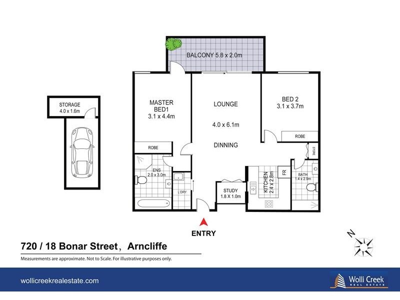 720/18 Bonar St, Arncliffe NSW 2205