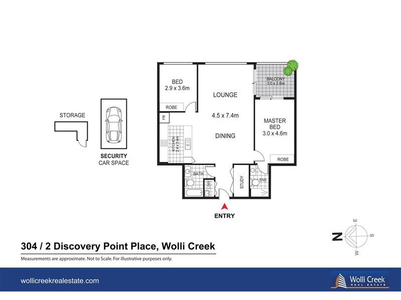 304/2 Discovery Point Pl, Wolli Creek NSW 2205