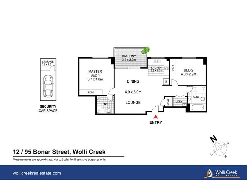 12/95 Bonar St, Wolli Creek NSW 2205