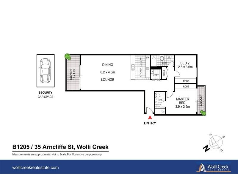 B1205/35 Arncliffe St, Wolli Creek NSW 2205