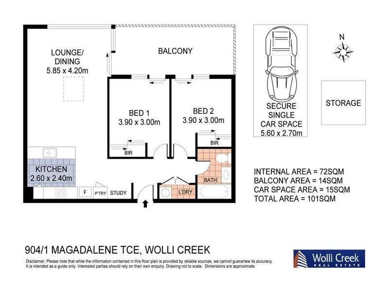 904/1 Magdalene Tce, Wolli Creek NSW 2205