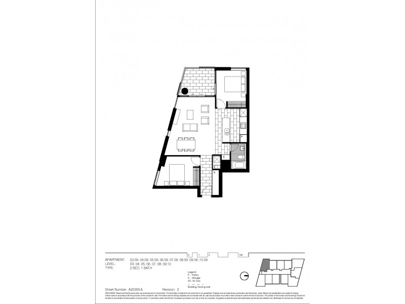 709/1 Brodie Spark Dr, Wolli Creek NSW 2205 Floorplan