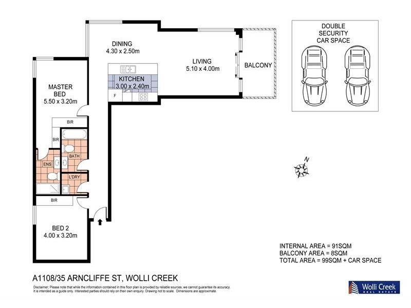 1108/35A Arncliffe St, Wolli Creek NSW 2205