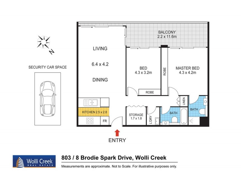 Wolli Creek NSW 2205 Floorplan