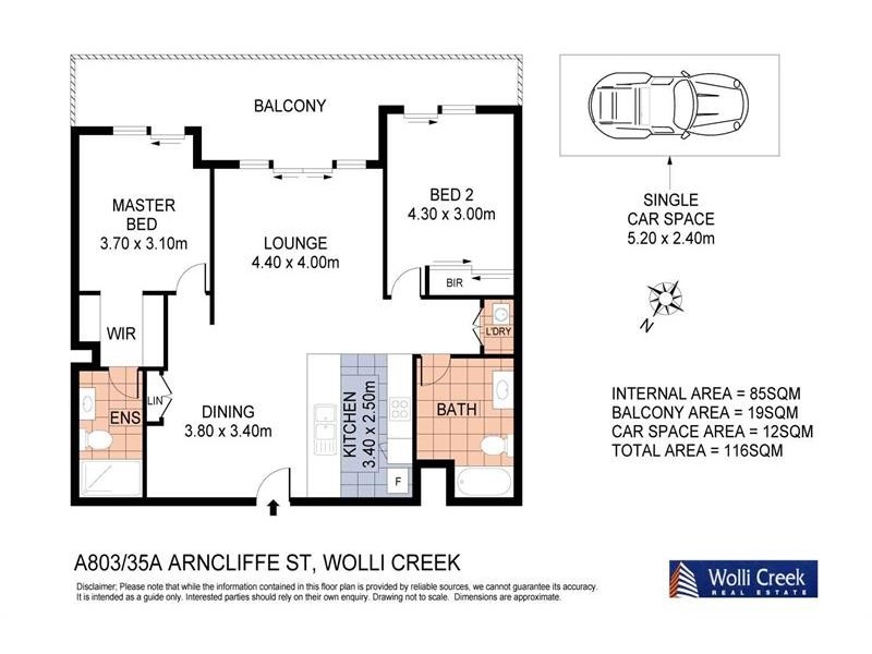 A803/35 Arncliffe St, Wolli Creek NSW 2205