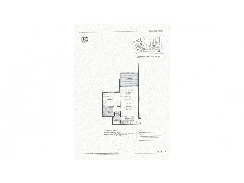 305/26 Marsh St, Wolli Creek NSW 2205 Floorplan