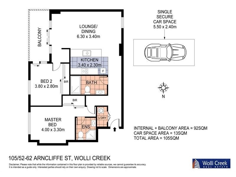 105/52-62 Arncliffe St, Wolli Creek NSW 2205