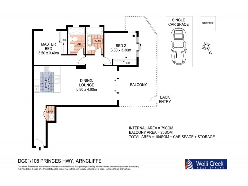 DG01/9 Kyle Street, Arncliffe NSW 2205 Floorplan