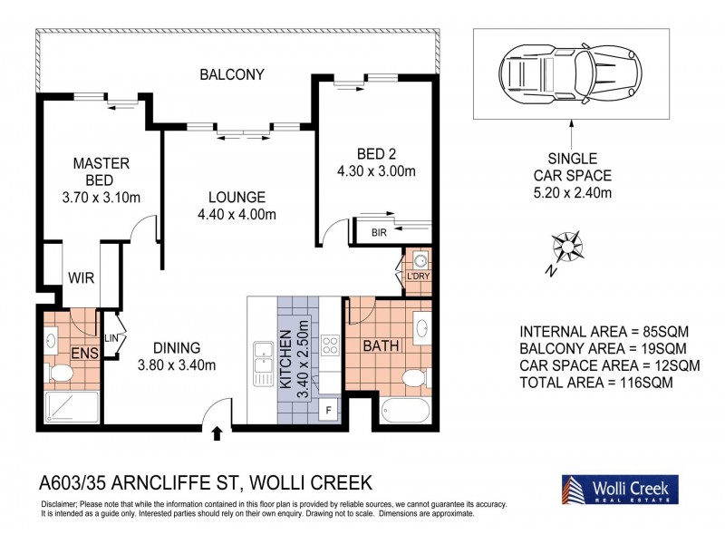 A603/35 Arncliffe Street, Wolli Creek NSW 2205