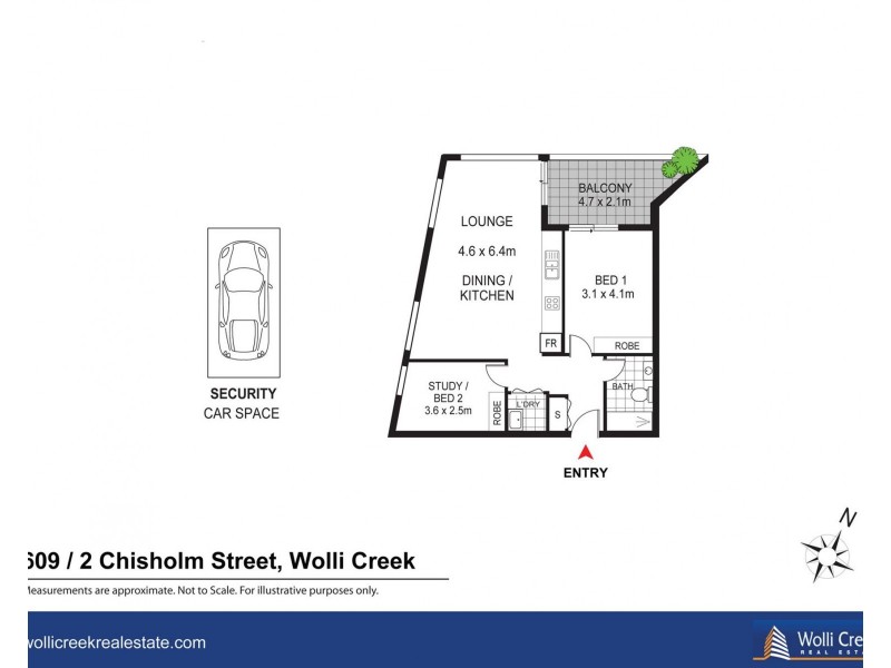 609/2 Chisholm Street, Wolli Creek NSW 2205