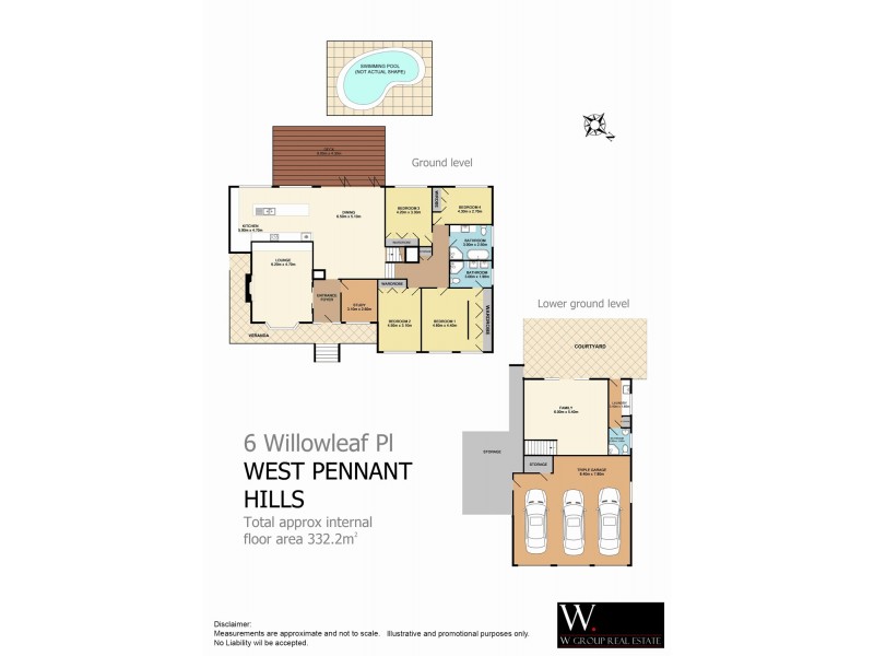 6 Willowleaf Pl, West Pennant Hills NSW 2125 Floorplan