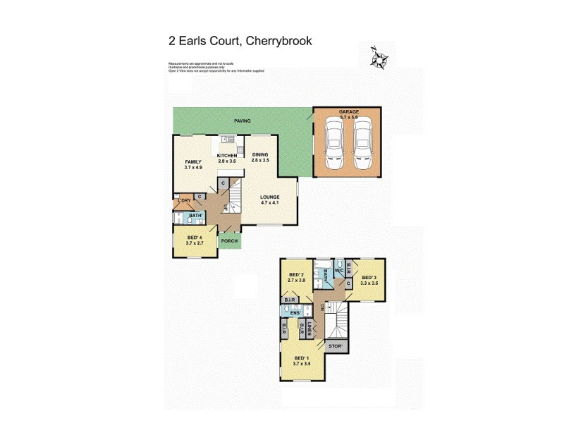 2 Earls Ct, Cherrybrook NSW 2126 Floorplan