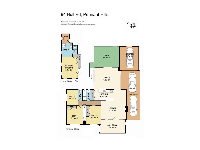94 Hull Rd, West Pennant Hills NSW 2125 Floorplan