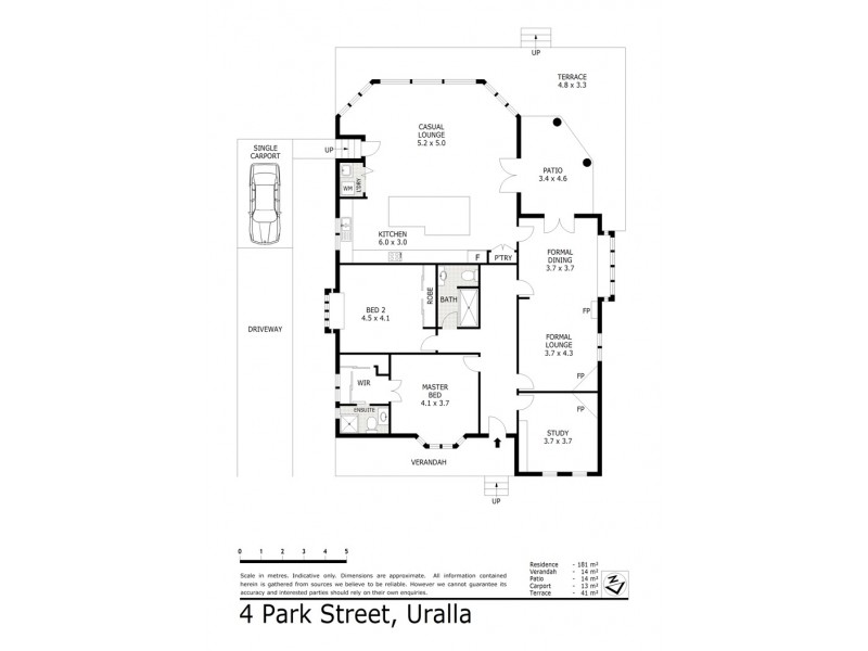 4 Park Street, Uralla NSW 2358 Floorplan