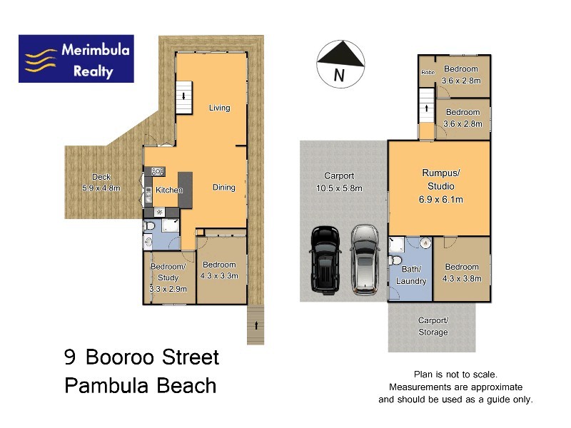 9 Booroo St, Pambula Beach NSW 2549 Floorplan