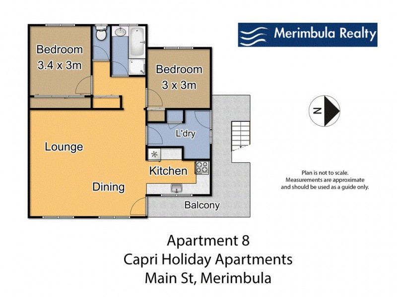8/40 Main St, Merimbula NSW 2548 Floorplan