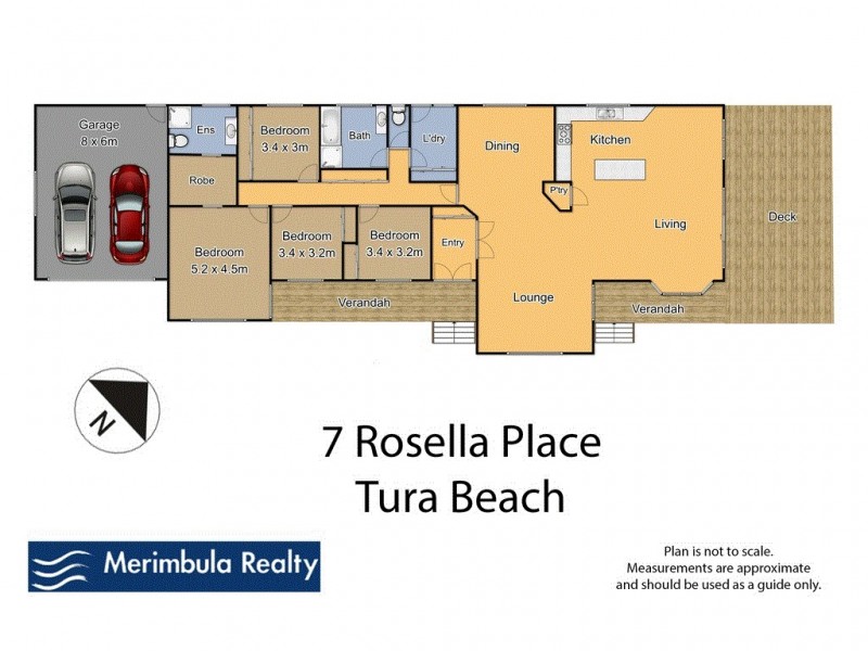 7 Rosella Pl, Tura Beach NSW 2548 Floorplan