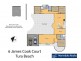 6 James Cook Ct, Tura Beach NSW 2548 Floorplan