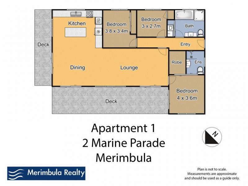 1/2 Marine Pde, Merimbula NSW 2548 Floorplan