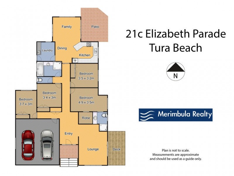 21C Elizabeth Pde, Tura Beach NSW 2548 Floorplan