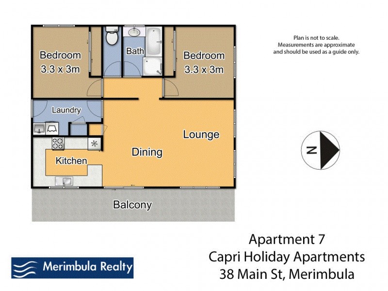 7/40 Main St, Merimbula NSW 2548 Floorplan