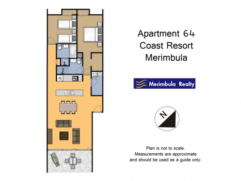 64/1 Elizabeth St, Merimbula NSW 2548 Floorplan