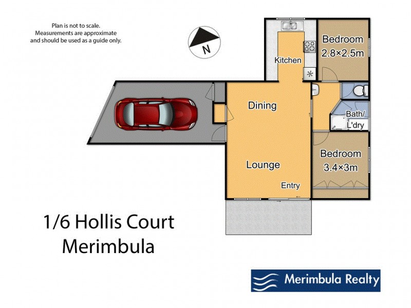 1/6 Hollis Ct, Merimbula NSW 2548 Floorplan