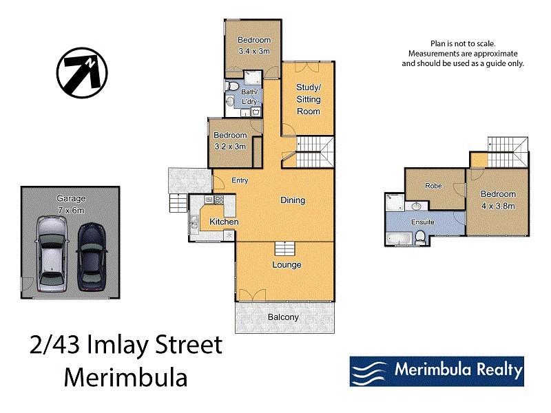 2/43 Imlay St, Merimbula NSW 2548 Floorplan
