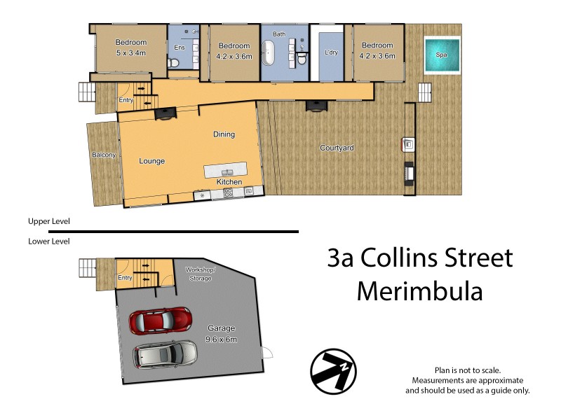 3a Collins St, Merimbula NSW 2548 Floorplan