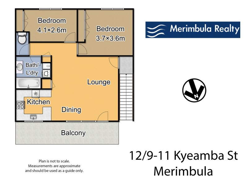 12/11 Kyeamba  St, Merimbula NSW 2548 Floorplan