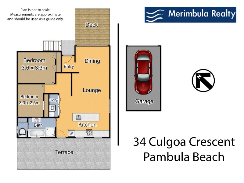 34 Culgoa Cres, Pambula Beach NSW 2549 Floorplan