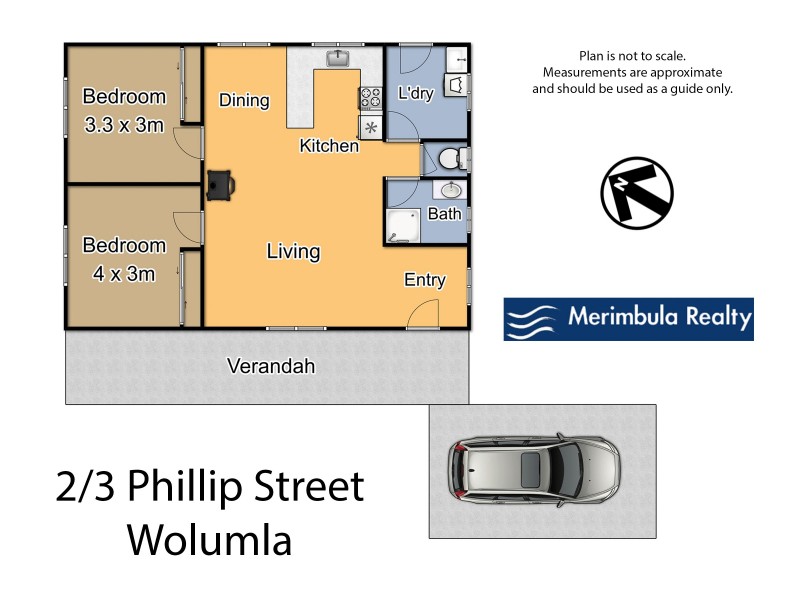 2/3 Philip St, Wolumla NSW 2550 Floorplan