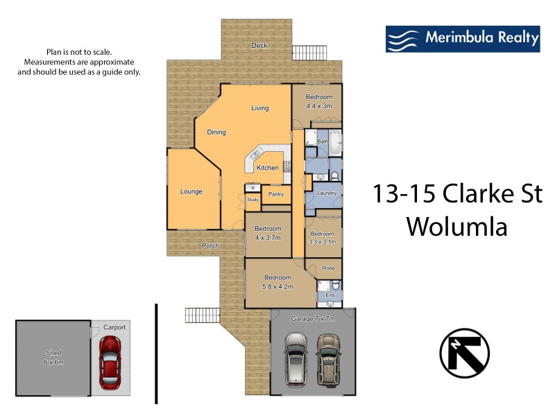 13-15  Clarke St, Wolumla NSW 2550 Floorplan