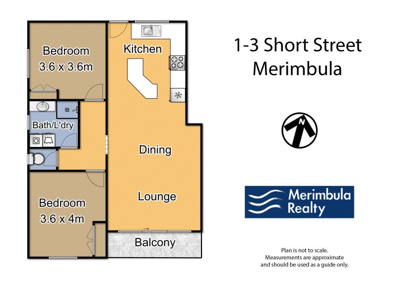 1/3 Short Street, Merimbula NSW 2548 Floorplan