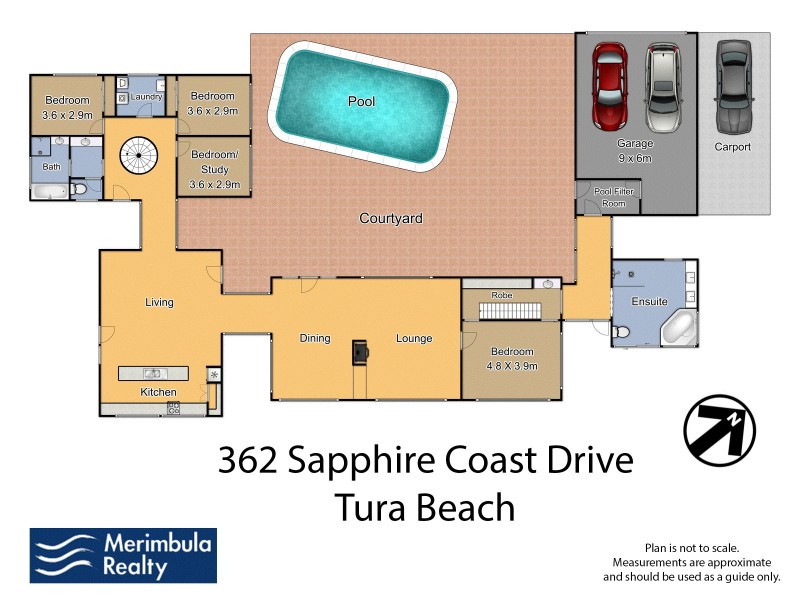 362 Sapphire Coast Drive, Tura Beach NSW 2548 Floorplan