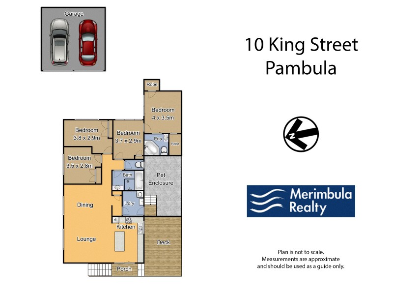 10 King Street, South Pambula NSW 2549 Floorplan